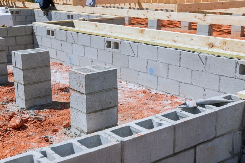 Block Foundation Installation in West Hartford, CT