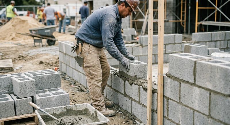 Block Foundation Installation in Boston, MA