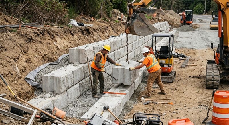 Block Wall Installation in Norwalk, CT