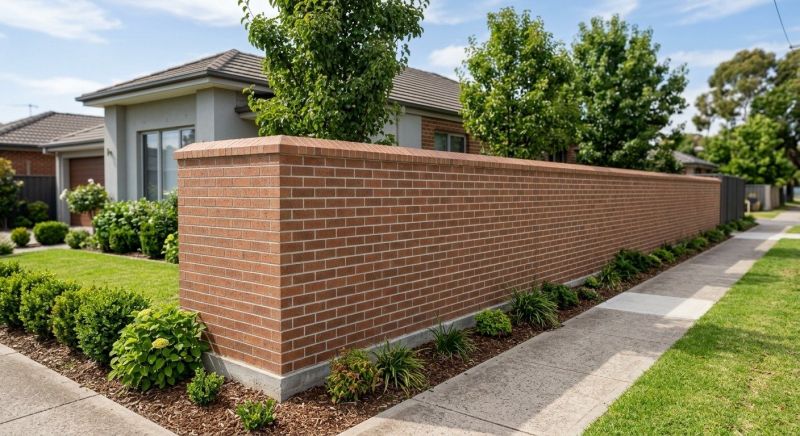 Brick Fence Installation in Stamford, CT