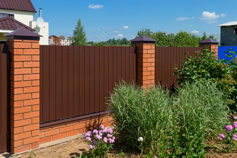 Brick Fence Installation in Fairfield County, CT