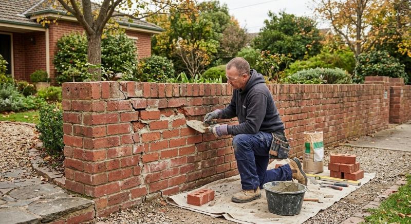 Brick Fence Repair in Cleveland, OH
