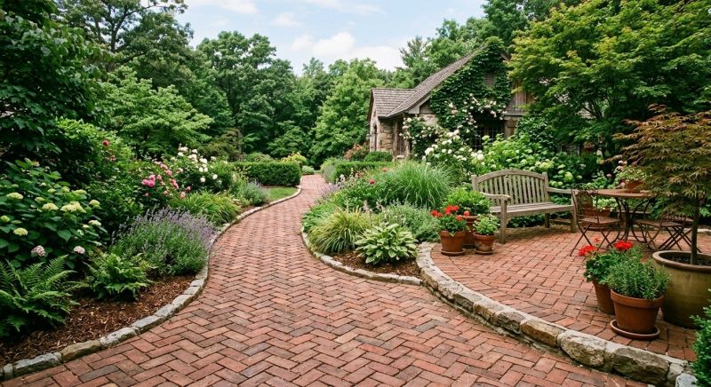 Brick Hardscaping Installation in West Hartford, CT