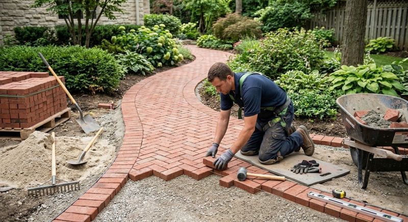Brick Hardscaping Installation in Norwalk, CT
