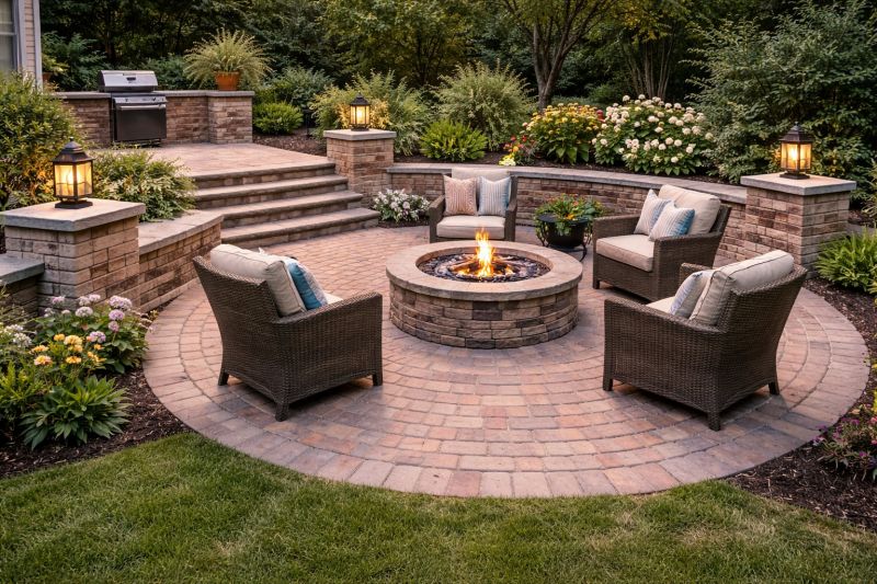 Brick Patio Installation in Worcester, MA
