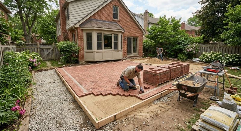Brick Paving Installation in Worcester, MA