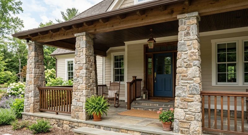 Brick Pillar Installation in Medina, OH