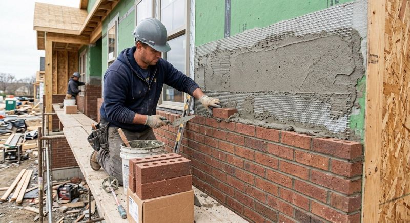 Brick Veneer Installation in Santa Rosa, CA