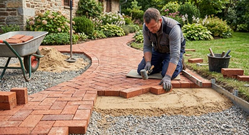 Brick Walkway Installation in Boston, MA