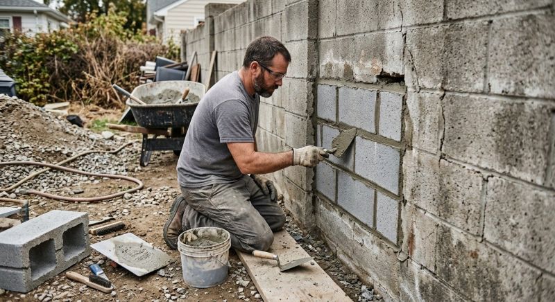 Cinder Block Repair in Cleveland, OH