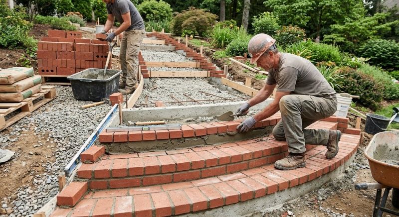 Masonry Steps Installation in Worcester, MA