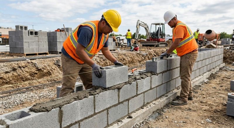 Masonry Wall Installation in West Hartford, CT