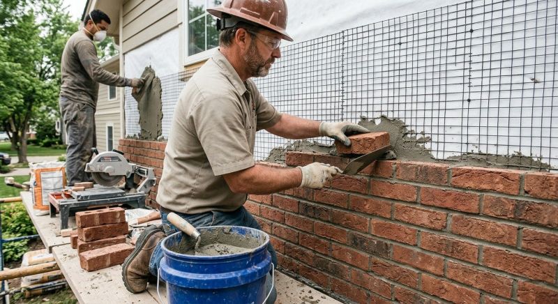 Thin Brick Installation in Santa Rosa, CA
